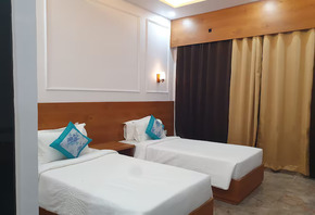 the ashoka hotels & resorts, Panna executive twin sharing view 